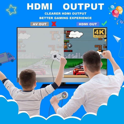 Super Retro Controllers Classic Mini HDMI System with Built in 821 Old School Controllers,Super Classic System,Plug and Play