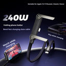 240W Fast Charging Cable with Adjustable Stand - Electronic station