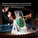 4-in-1 Wireless Charging Bluetooth Speaker & Phone Stand - Electronic station