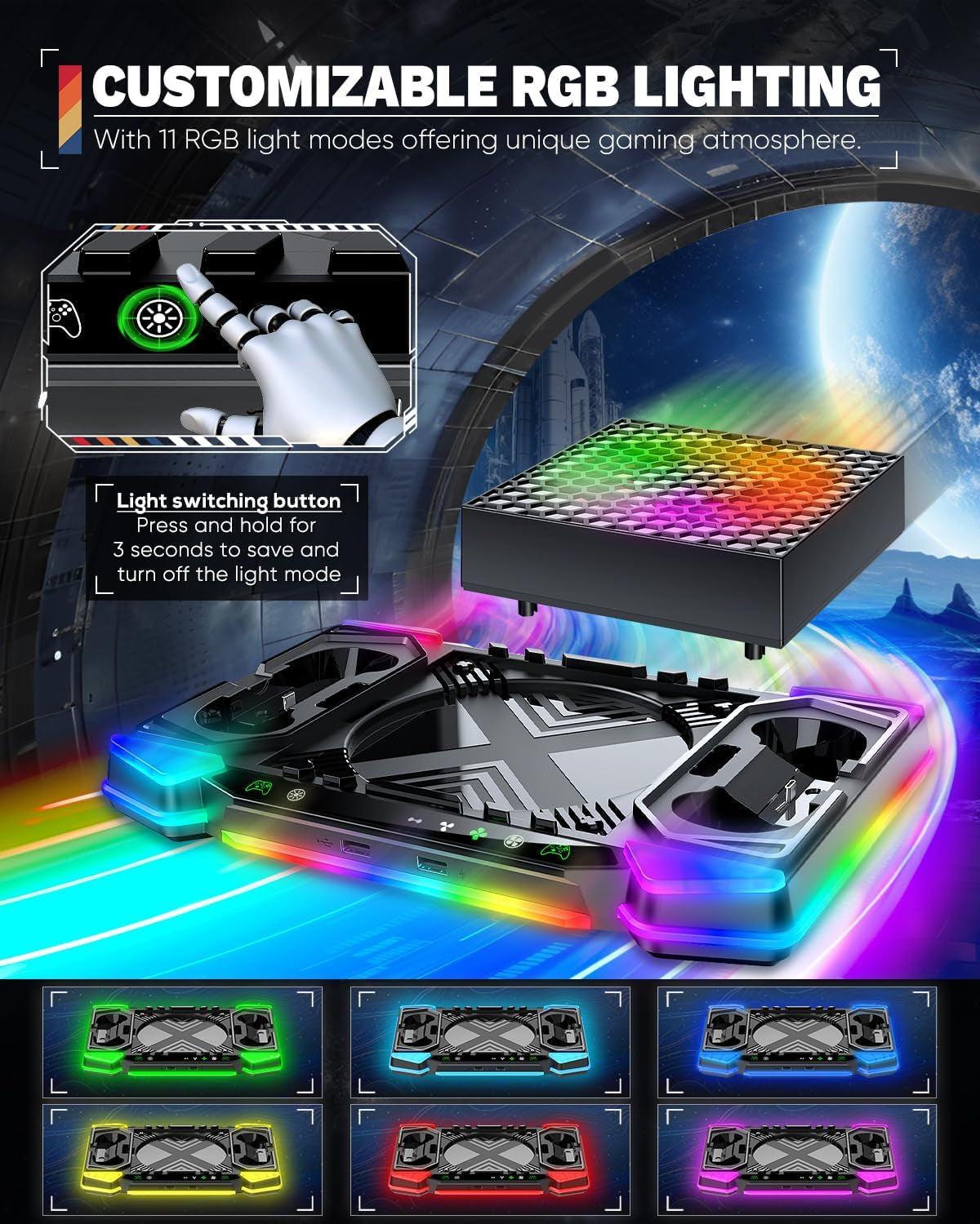 Xbox Series X Fan & Controller Dock