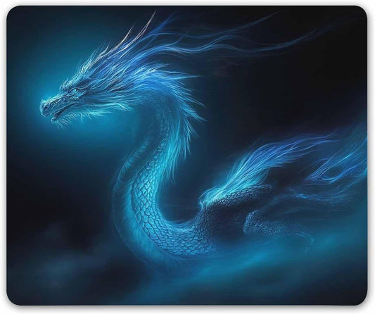 Mouse Pad Unique Design Mouse Pad Cool Blue Dragon Design Gaming Mousepad