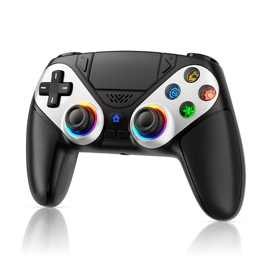 Controller Compatible for Ps5/Pc Console Gaming with with Turbo Dual Sense Vibrate Programming Function Bluetooth Gamepad