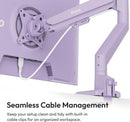 Dual-Arm Monitor Mount - Electronic station