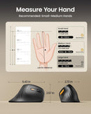 EM11 Ergonomic Vertical Wireless Mouse - Electronic station