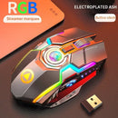 Ergonomic Wireless Gaming Mouse with RGB Backlight - Electronic station