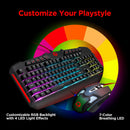 Hypergear 4-in-1 Gaming Kit - Mouse, Keyboard, Headset & Pad - Electronic Station - Electronic station