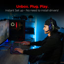 Hypergear 4-in-1 Gaming Kit - Mouse, Keyboard, Headset & Pad - Electronic Station - Electronic station