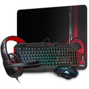 Hypergear 4-in-1 Gaming Kit - Mouse, Keyboard, Headset & Pad - Electronic Station - Electronic station