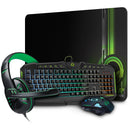 Hypergear 4-in-1 Gaming Kit - Mouse, Keyboard, Headset & Pad - Electronic Station - Electronic station
