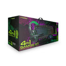 Hypergear 4-in-1 Gaming Kit - Mouse, Keyboard, Headset & Pad - Electronic Station - Electronic station