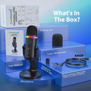 K66 PRO RGB USB Podcast Microphone - Electronic station