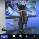 K66 PRO RGB USB Podcast Microphone - Electronic station
