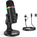 K66 PRO RGB USB Podcast Microphone - Electronic station