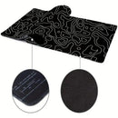 Large Non-Slip Line Pattern Gaming Mouse Mat - Electronic station