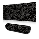 Large Non-Slip Line Pattern Gaming Mouse Mat - Electronic station