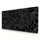 Large Non-Slip Line Pattern Gaming Mouse Mat - Electronic station