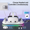 Magnetic RGB Charging Dock for Meta Quest 2/3/3S - Electronic station
