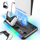 PS5 Cooling Stand with RGB Fan - 3-Speed Cooling - Electronic Station - Electronic station