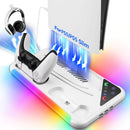 PS5 Cooling Stand with RGB Fan - 3-Speed Cooling - Electronic Station - Electronic station