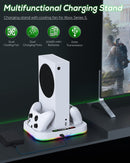 RGB Cooling Charger Dock for Xbox Series S - Electronic station