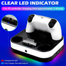 RGB PS5 Dual Fast Charging Station - LED Indicator Dock - Electronic Station - Electronic station