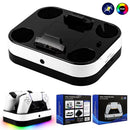 RGB PS5 Dual Fast Charging Station - LED Indicator Dock - Electronic Station - Electronic station