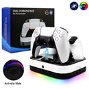 RGB PS5 Dual Fast Charging Station - LED Indicator Dock - Electronic Station - Electronic station