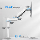 Stackable Dual Gaming Monitor Arm - Electronic station