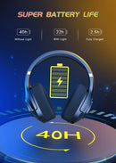 Bluetooth 5.2 Wireless Gaming Headset for PS5 with Detachable Mic & 40H Battery Life - Electronic station