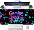 XL Blacklight Gaming Mouse Pad - Glow in the Dark Desk Mat - Electronic Station - Electronic station